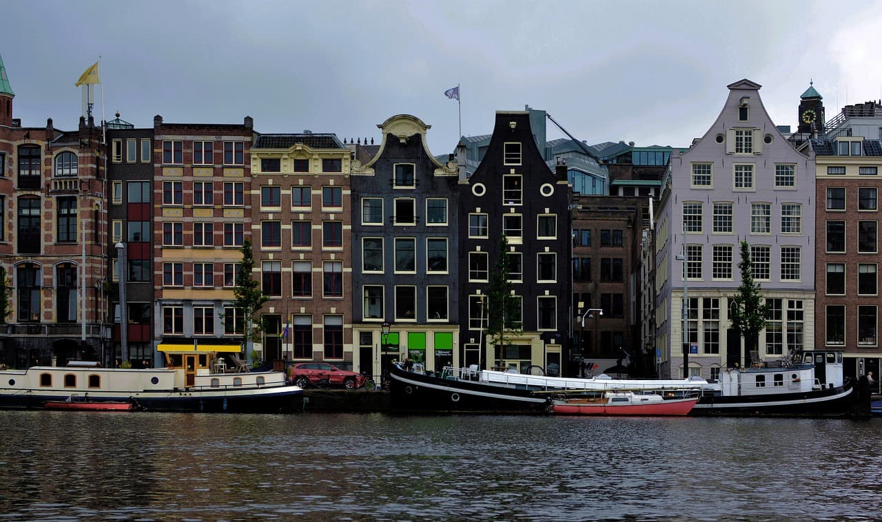 Canal houses in the Netherlands